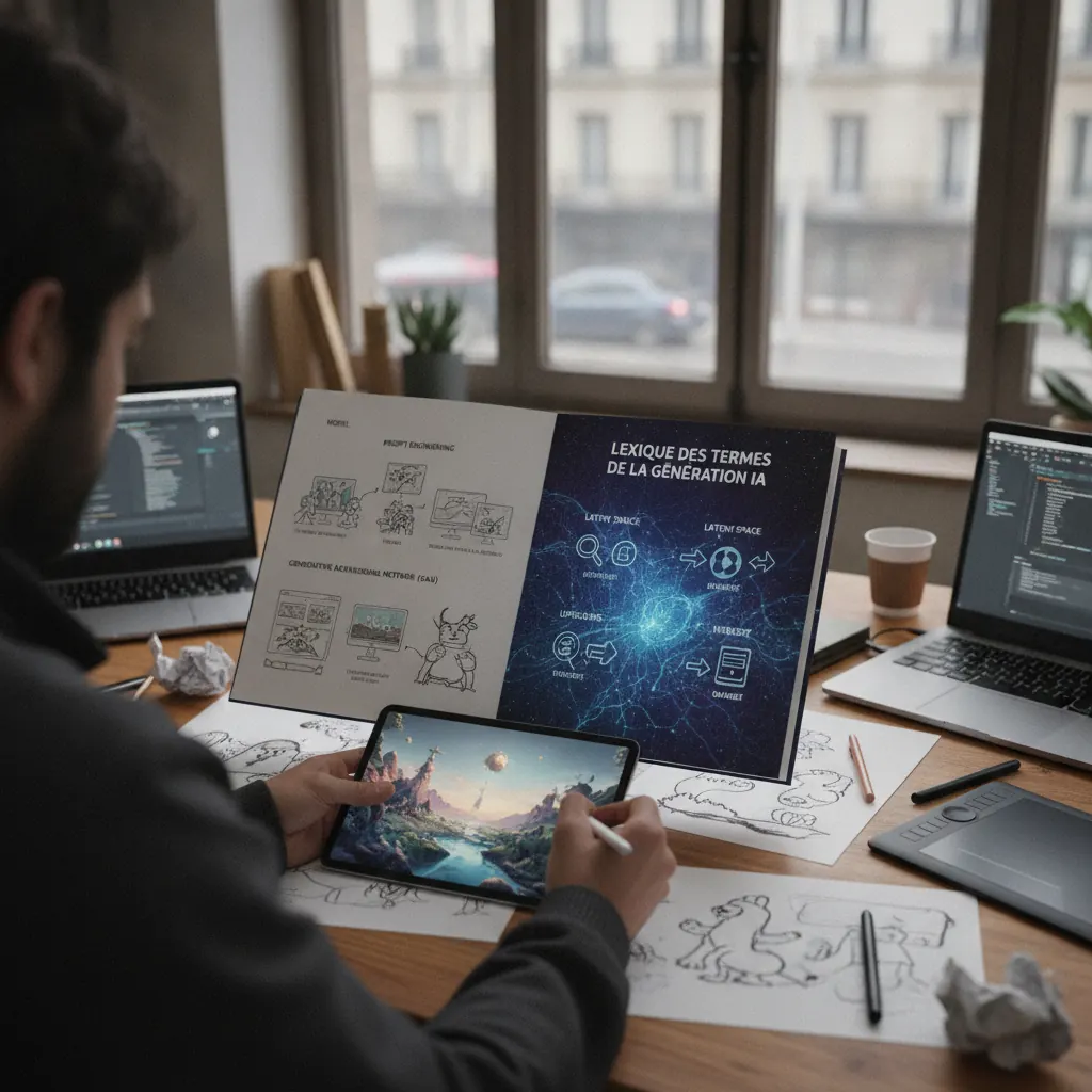 Comprendre l'organisation des données sur l'interface du générateur